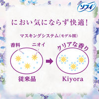 パンティライナー 羽なし 14cm ソフィ Kiyora（キヨラ）ナイトウッドフローラル 1セット(72枚入×2個)ユニ・チャーム