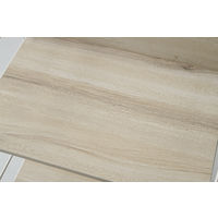 山善 YAMAZEN キャスター付リビングラック 2段 幅420×奥行275×高さ480mm ナチュラルメイプル／アイボリー 1台（直送品）