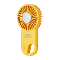 ラドンナ TOFFY HAPPY COLLECTION 薄型ひんやりフックファン HFN2-CAY 1個