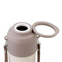 LIV PLUS ペットボトルホルダー 保冷保温 真空二重構造 ベージュ NMー371 1個