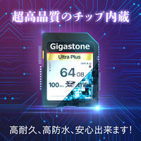 GIGASTONE SDXCカード UHSー1 U3 A1 V30 64GB 2枚入り GJSXR-64GV3A1-2PK 1セット