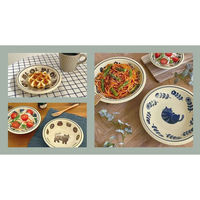 デコレコーポレーション ボウル 14cm fika フィーカ 陶器 ネイビー 438717 1個（直送品）