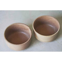 アイトー おひつ フタ付き 一膳用 12cm 陶器 美濃焼 ブラウン 449336 1個（直送品）