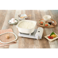 イワタニ カセットフー コンロ ミニ CB-JRC-MN-W ホワイト　1台