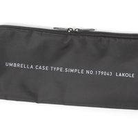 コンパクト折り畳み傘ケース ブラック LAKOLE/ラコレ