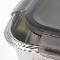 ステンレスコンテナ(650ml) グレー LAKOLE/ラコレ