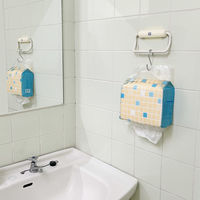 ペーパータオル 小判 バガス パルプ 300枚 吊下げられるペーパータオル 1個 今村紙工