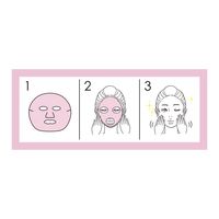 ビオリカ　モイストコラーゲン　カラーフェイシャルマスク（ピンク） 30p ドウシシャ