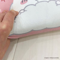 MORIPiLO ちいかわ 低反発クッション 腰枕 (ミニリラックスピロー) グッズ クッション 16x33x8cm 昼寝 可愛い 柔らかめ ピンク