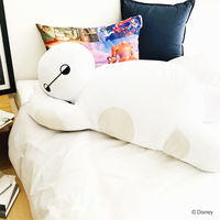 MORIPiLO ディズニー 抱き枕 (ベイマックス 添い寝枕) 特大  グッズ 約34x77cm ホワイト 大きい プレゼント