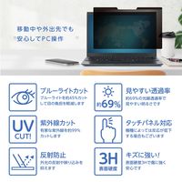 ナカバヤシ PC用のぞき見防止フィルタ マグネット付 15.6W(16:9)用 SF-MFLGPV156W 1枚