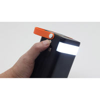 TOHO 大容量コンパクトバッテリー&ソーラーパネルセット ブラック a3448210 1台（直送品）