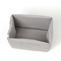 キルティング収納BOX(S) グレー LAKOLE/ラコレ