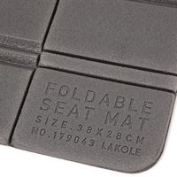 折り畳みシートマット ブラック LAKOLE/ラコレ