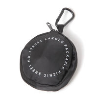 パッカブルミニレジャシート ブラック LAKOLE/ラコレ