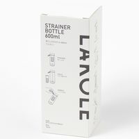 ストレーナーボトル600ml チャコール LAKOLE/ラコレ