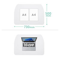 サンワサプライ フォールディングデスク 幅730×奥行536×高さ700mm ホワイト FLD-7350W 1台（直送品）