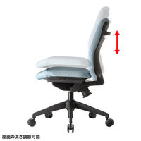 サンワサプライ オフィスチェア ブルー SNC-080KBL 1脚（直送品）