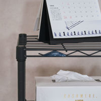 ドウシシャ ルミナスEXラック　3段　幅445×奥行295×高さ760ｍｍ　ブラック