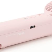 (studio CLIPオリジナル) ダブルブレードハンディファン ピンク studio CLIP