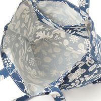 プリントレッスントートバッグ ネイビー studio CLIP