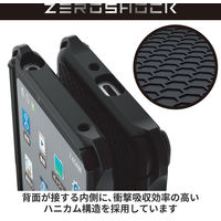 Xperia 10 V ケース ハイブリッド グリップテクスチャー 衝撃吸収 黒 PMWX232ZEROGBK エレコム 1個（わけあり品）