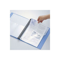 キングジム ハーフポケット A4タテ 1パック単色10枚入 青 103HPアオ（わけあり品）