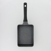 LIVPLUS 玉子焼き器 13×18cm ガス火専用 軽量 ブラック NMー387 1個