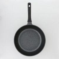 LIVPLUS 深型フライパン 26cm ガス火専用 軽量 ブラック NMー385 1個