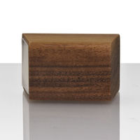 URiSAPO プライス立て(クルミ) 四角 大[1セット 5個入] K-10071 1セット(5個入)（直送品）