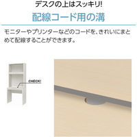 大洋 Shelfit オープス デスクユニット 幅750×奥行448×高さ1785mm ホワイト 1台（直送品）