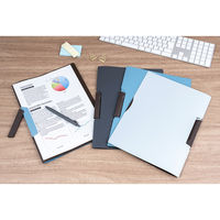 ナカバヤシ スイングクリップファイル A4 ブルー FQ-SA401-B 1冊