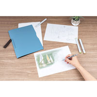 ナカバヤシ スイングクリップファイル A4 ブルー FQ-SA401-B 1セット(1冊×20)