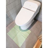 今村紙工 トイレフロアーシート　グリーン CTRF-G 1袋（25枚入）