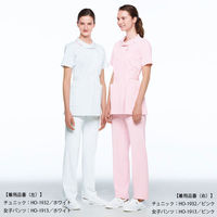 【再検品商品】ナガイレーベン ナースパンツ 女性用 ホワイト S HO-1913（わけあり品）