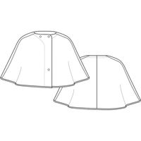 【再検品商品】トンボ キラク マンモ用ケープ CV300 ネイビー M 1枚（わけあり品）