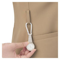 【再検品商品】uka（ウカ） medical uniform study ジャケット レディス 半袖 インディコブルー M UM801-IB 1枚（わけあり品）