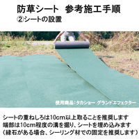 タカショー 防草シート クサトレー KT-100 1巻（直送品）