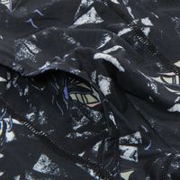 メンズ ヨット柄プリントボクサーパンツ S ブラック LAKOLE/ラコレ