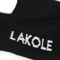 メンズ カラーカバーソックス ブラック 25～27cm LAKOLE/ラコレ