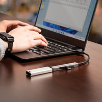 サンワサプライ  USB Type-C 4ポート コンボ 超スリムハブ USB-5TC27GM（直送品）