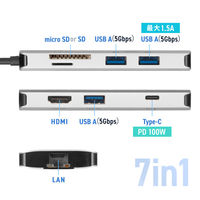 サンワサプライ  USB Type-C ドッキングステーション USB-DKM11S（直送品）