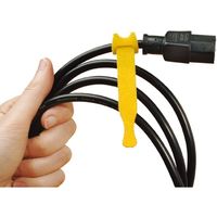 RIP-TIE(リップタイ) リップタイライト 12.7mmX203.2mm 黄 Y-08-XRL-Y 1袋(10本巻×10個)