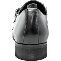 EDWIN メンズ ブラックビジネスシューズ モンクストラップ edm005 26.5cm 1足（直送品）