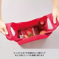 【店舗用品】 服部　クルリト　デイリーバッグ（再生コットン）　TR-1122-011　グレー　1枚　（直送品）