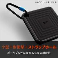 【アウトレット】外付けSSD 480GB シリコンパワー 小型 USB3.2 Gen2 Type-C 1台　【終売品】
