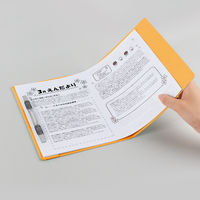 プラス 2つ折りフラットファイル A5 イエロー 79697 5冊