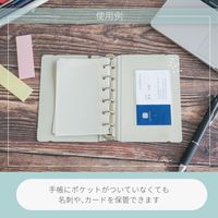 カール事務器 粘着ポケット 名刺ポケット縦開き 10枚入 CL-60 1袋(10枚入)