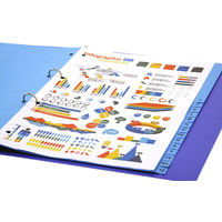 ライオン事務器 ファイル用 ABC見出し A4 13681 1冊