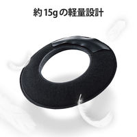 Oculus Quest2用 クッションパッド 大型 軽量 負担軽減 グレー VR-Q2CUH01GY エレコム 1個（直送品）